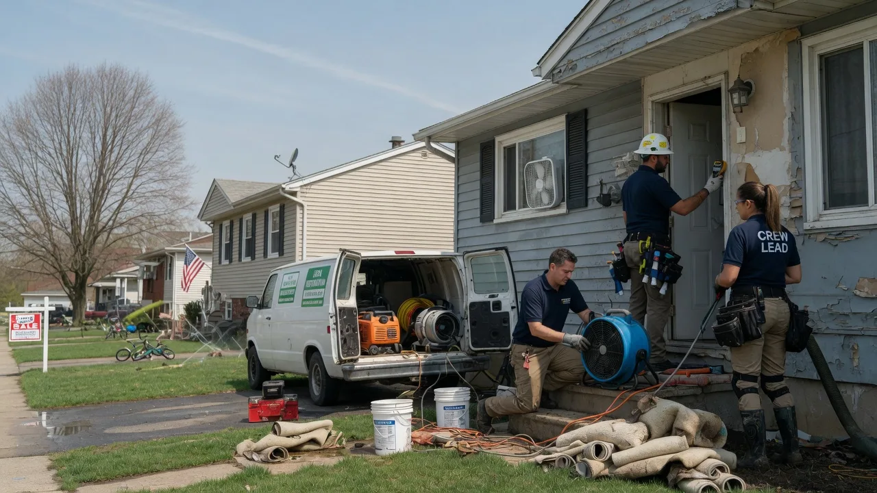 Flood Cleanup in Fairbury, IL near me